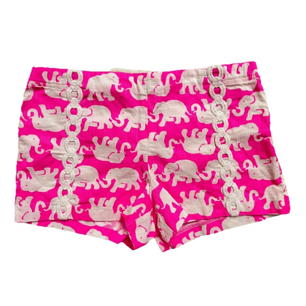 Lilly Pulitzer‎ pink elephant shorts size 14